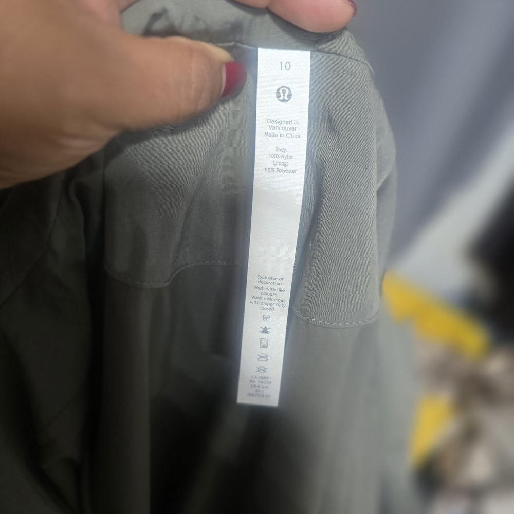 Lululemon Athletica Olive Trench Coat - Picture 13 of 15
